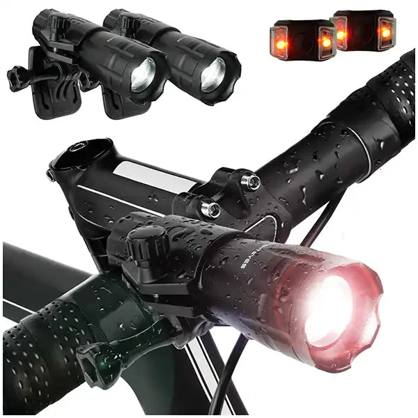 300 Lumen Dual Headlight Set With GoPro style Mounts – Bright Eyes Products