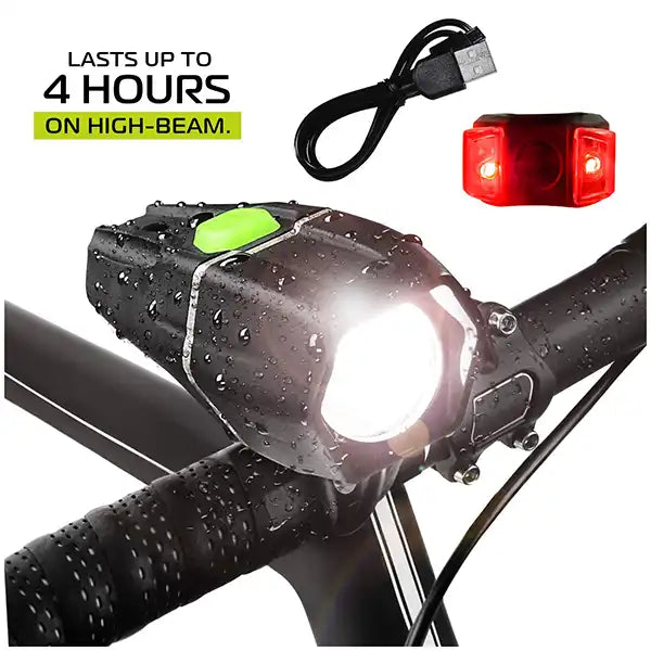 400 Lumen Ember Headlight Set with GoPro Mount Option Bright