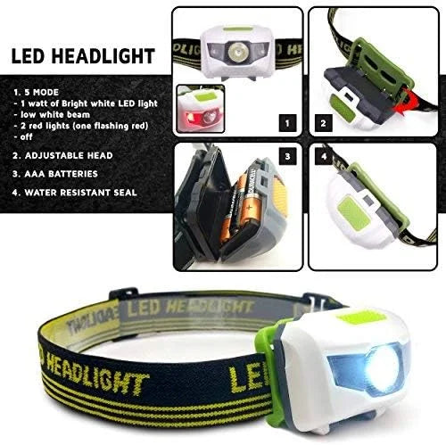 2-Pack Cree LED Headlamp