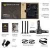1600 Lumens Helios Rechargeable Bicycle Light Set
