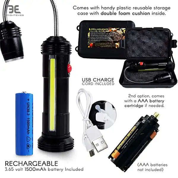 2 Pack Rechargeable Magnetic BBQ Light